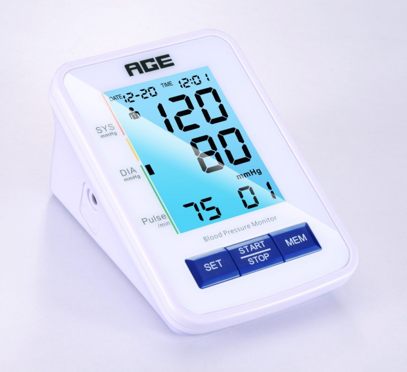 譽(yù)康BA-803S家用藍(lán)色背光全自動上臂式電子血壓計OEM