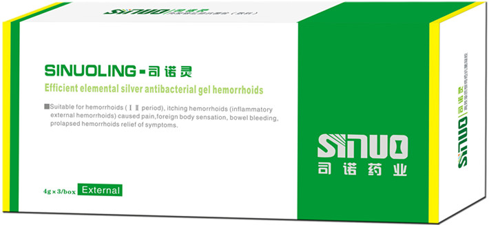 司諾靈高效單質(zhì)銀痔瘡抗菌凝膠廠家招商