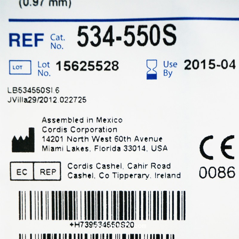 強生Cordis造影導管