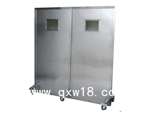 X射線防護(hù)鉛屏風(fēng)制造，移動(dòng)輪帶剎車(chē)裝置