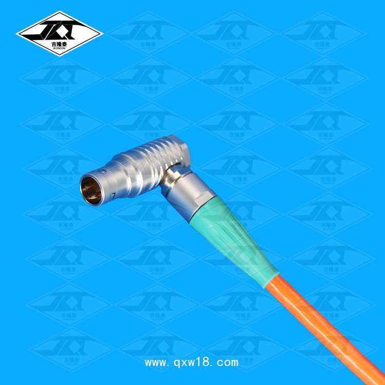 佳聯(lián)通 彎頭推拉自鎖連接器焊接加工 航空插頭定制線束