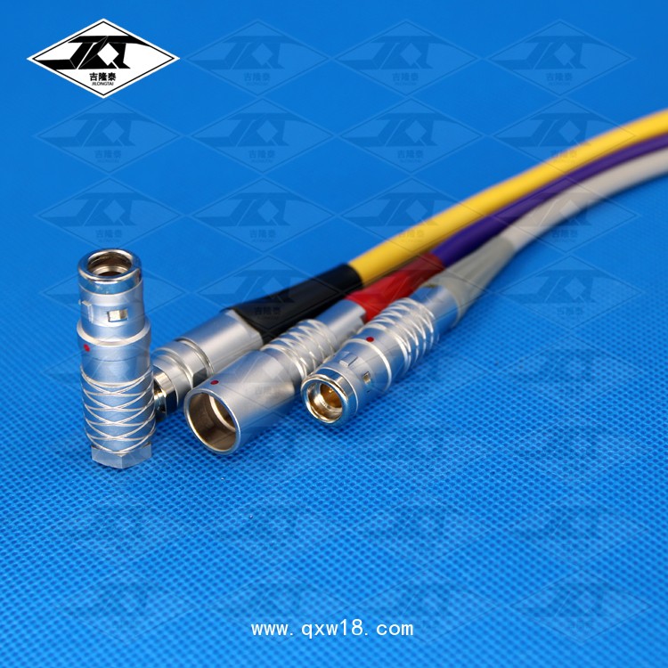 佳聯(lián)通 彎頭推拉自鎖連接器焊接加工 航空插頭定制線束