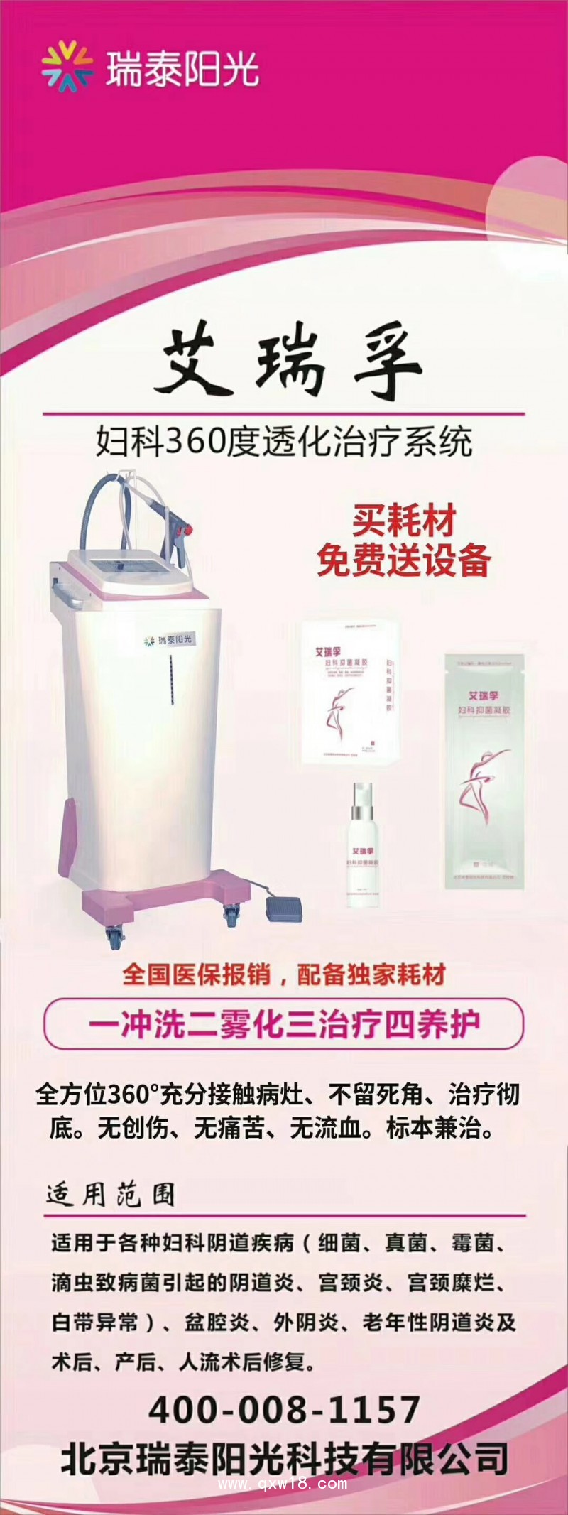 瑞泰婦科深度透化婦科綠色診療工程