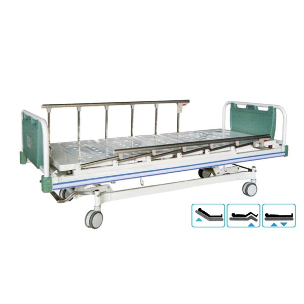 銘泰手動三搖護(hù)理病床S3系列手動病床，手搖式病床，三搖病床