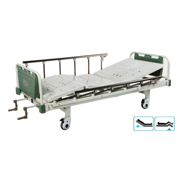 銘泰手動(dòng)雙搖護(hù)理病床S2系列手動(dòng)病床，手搖式病床，雙搖病床