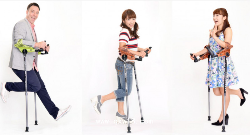 智能醫(yī)用拐杖助力助行拐杖伸縮雙拐可調(diào)檔醫(yī)用拐杖