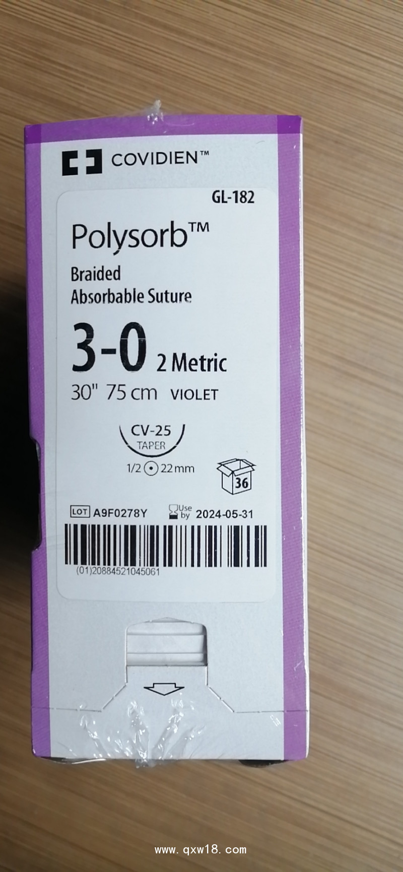 柯惠（泰科）合成可吸收外科縫線GL-182