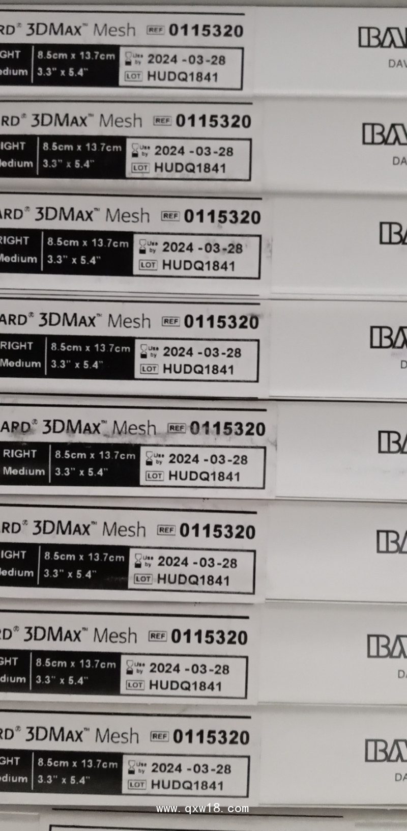 巴德3d補片規(guī)格 巴德補片型號 巴德3d補片 0115321