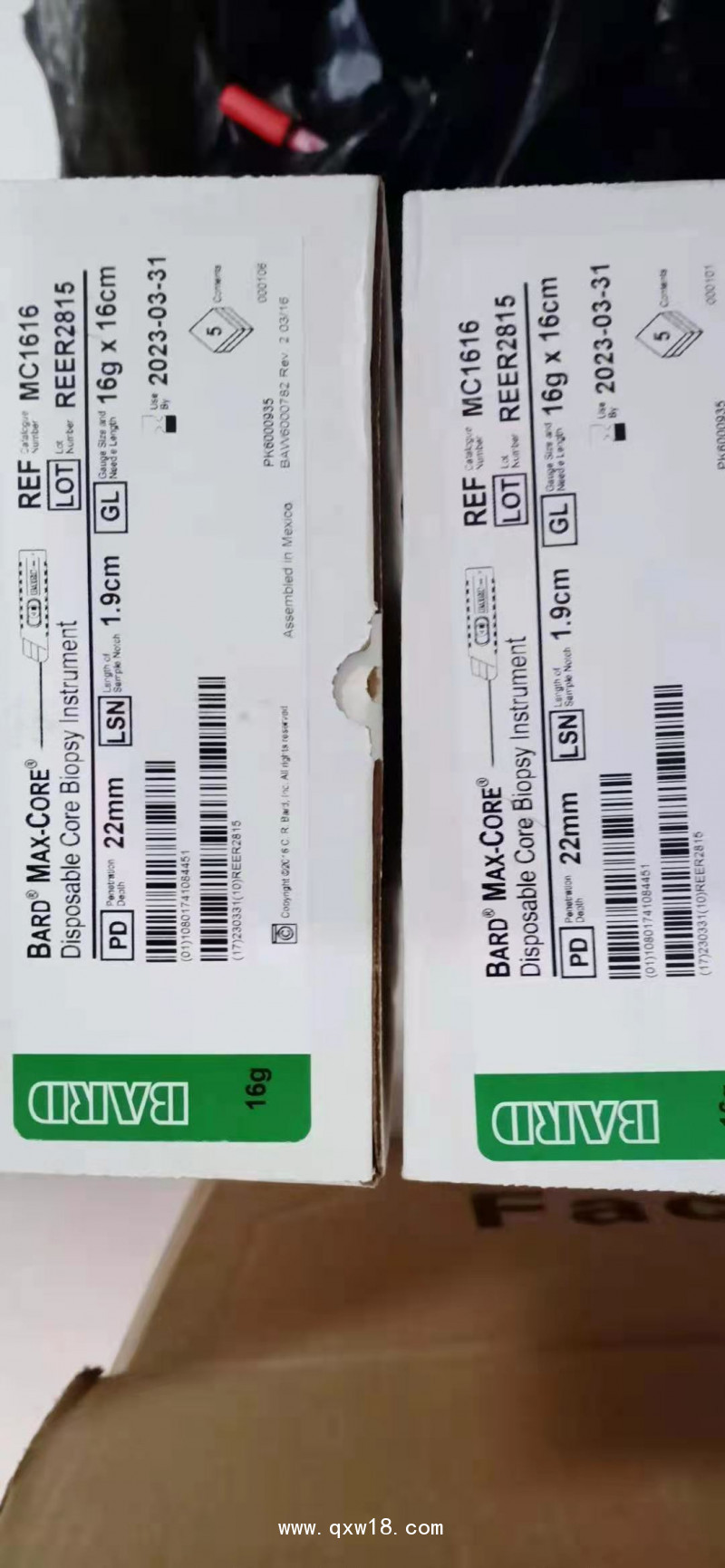 美國(guó)巴德BARD活檢針MC1616