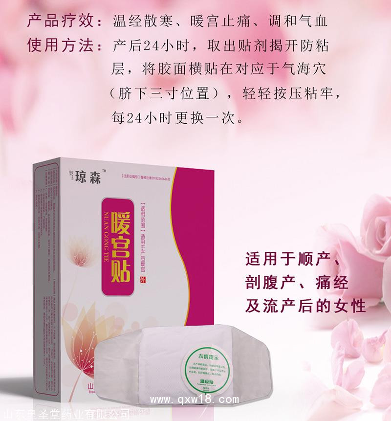 瓊森 暖宮貼 5貼裝 暖寶寶 發(fā)熱包 廠家