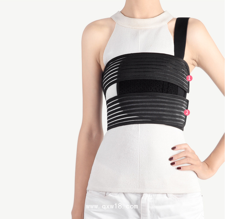 康隆達(dá)肋骨固定帶三條式肋骨骨折固定 胸部術(shù)后綁帶