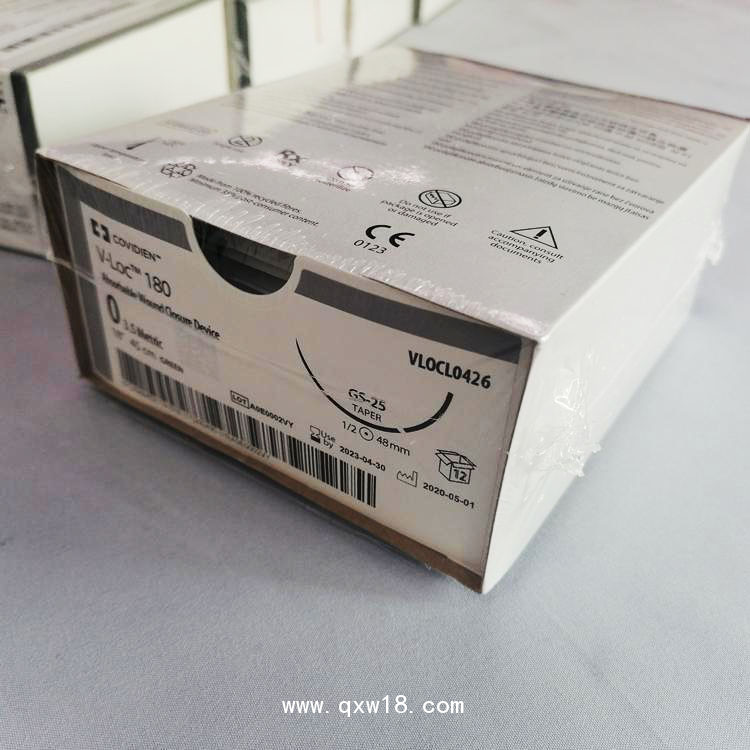 美國(guó)柯惠可吸收性縫合線VLOCL0426倒刺線