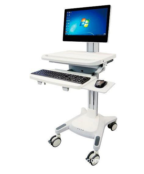 移動查房車，移動護理工作站。遠程醫(yī)療臺車。