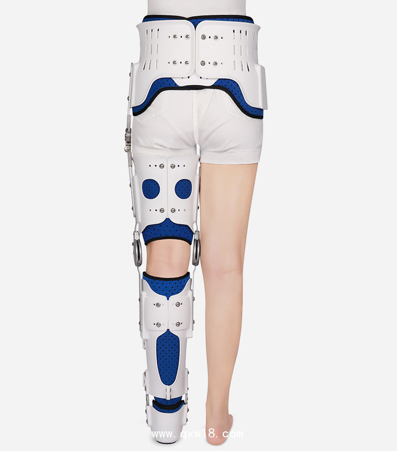 康隆達可調(diào)式髖膝踝足支具單側(cè)  下肢固定康復(fù)器