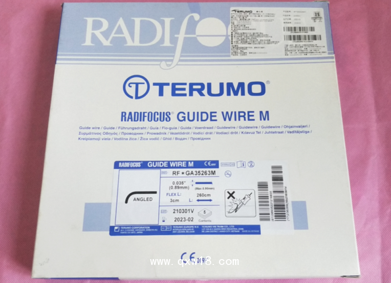 介入耗材TERUMO泰爾茂超滑造影導絲RF*GA35263M