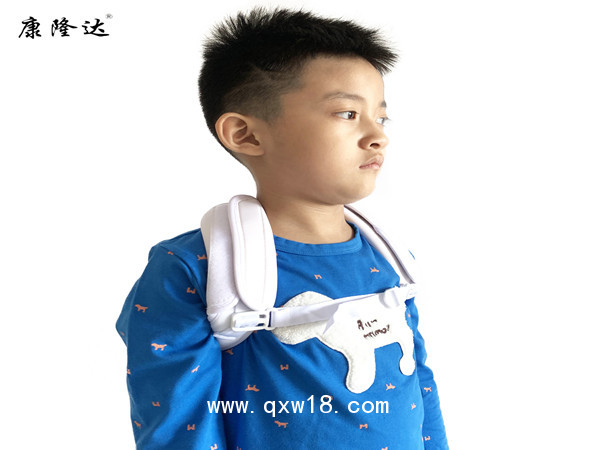 康隆達(dá)兒童鎖骨固定帶 駝背矯正 肩胛骨骨折固定