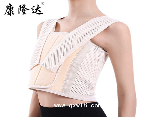 康隆達乳腺壓力繃帶 全彈力肋骨固定帶 心臟術(shù)后固定帶