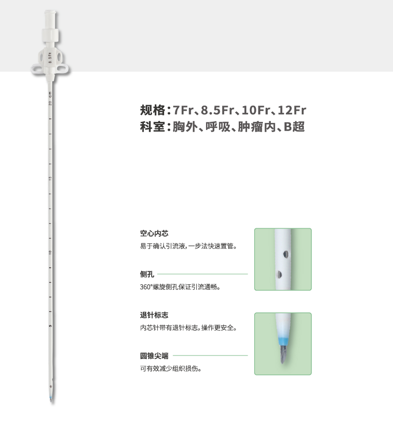 一次性無菌留置引流導(dǎo)管及輔助裝置