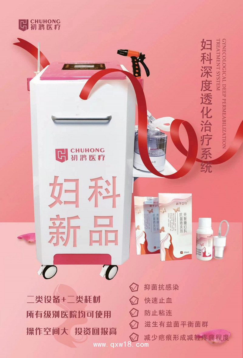 初鴻超聲波臭氧霧化婦科治療儀 婦科臭氧治療儀 婦科沖洗霧化