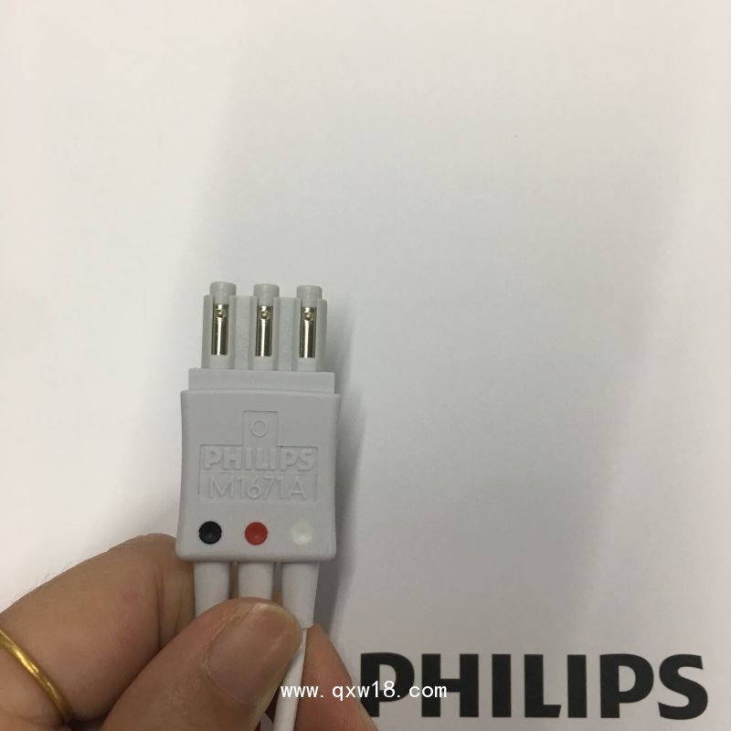 飛利浦原裝心電三導聯(lián)夾式美標M1671A