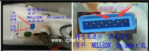 GE原裝卡口同一邊血氧延長線泰科不加密2006644-001