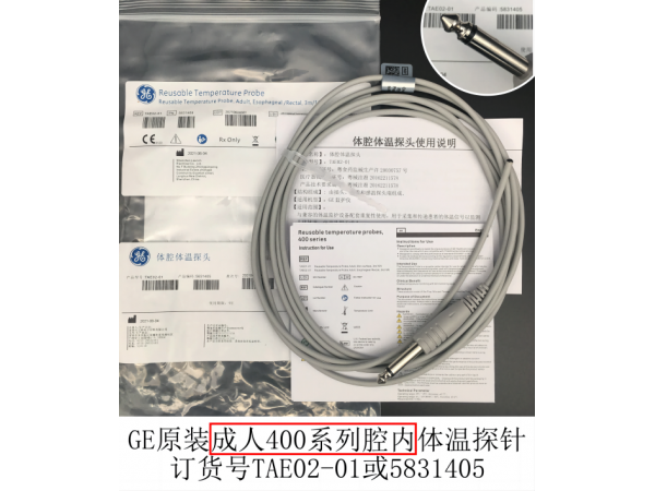 GE原裝成人400系列成人腔內(nèi)體溫探針TAE02-01