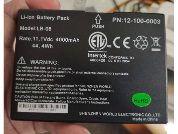 寶萊特原裝Q5/A6監(jiān)護(hù)儀 電池12-100-0003