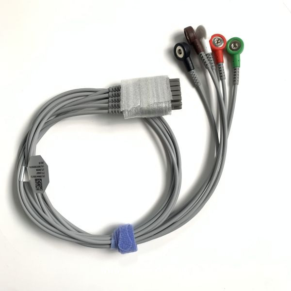 理邦原裝iT20心電遙測(cè)導(dǎo)聯(lián)線(xiàn)五導(dǎo)美標(biāo)扣式EL05DASY1