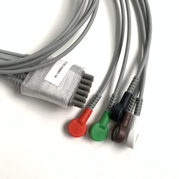 理邦原裝iT20心電遙測(cè)導(dǎo)聯(lián)線(xiàn)五導(dǎo)美標(biāo)扣式EL05DASY1