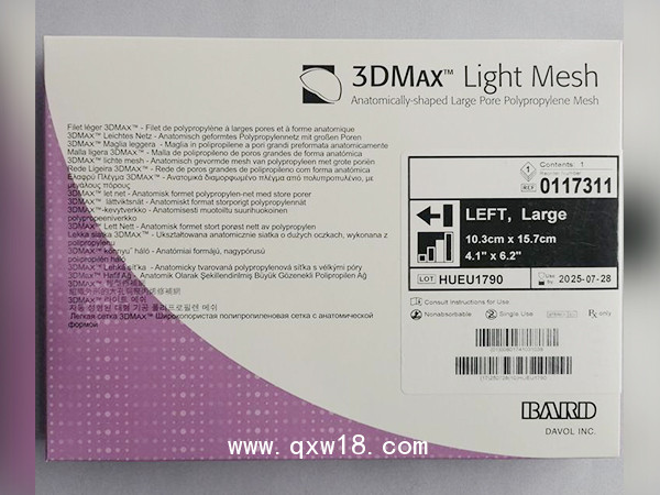 巴德疝修補(bǔ)補(bǔ)片3D