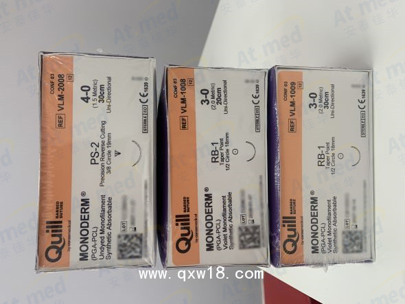 舜科 帶倒鉤軟組織縫合可吸收免打結外科縫線VLM-2008