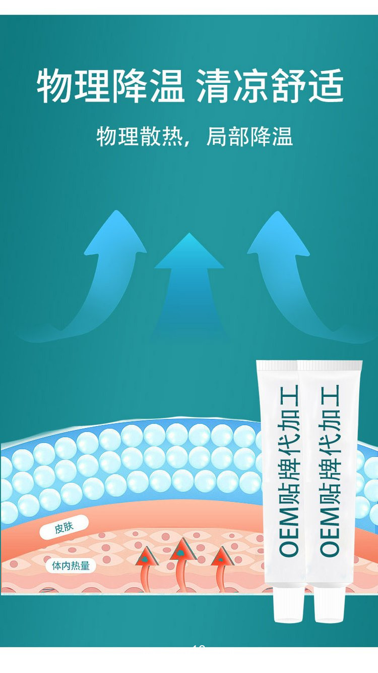 醫(yī)用退熱凝膠降溫凝膠直供直發(fā)醫(yī)院oem貼牌代加工