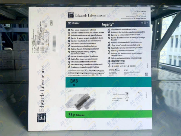 愛(ài)德華 雙腔取血栓導(dǎo)管 12TLW803F，3F-80CM，1個(gè)/盒