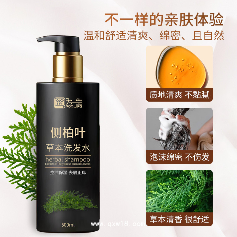 為一生側柏葉草本植物洗發(fā)水oem批發(fā)廠家