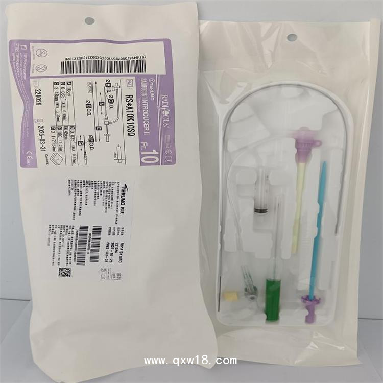 泰爾茂 TERUMO 血管鞘組 RS*A10K10SQ 10F股鞘