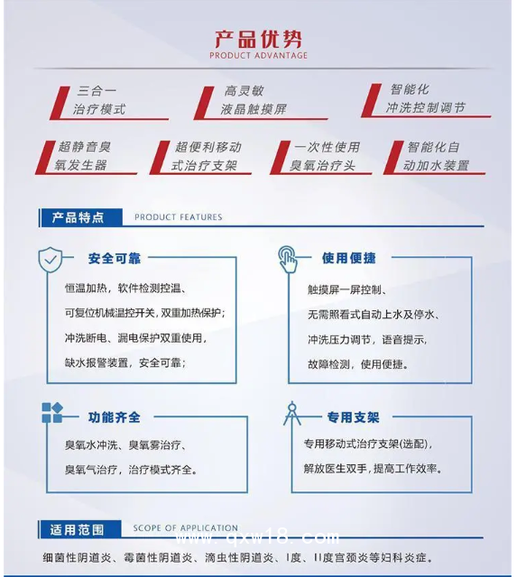 新瑞 婦科臭氧治療儀XR300E