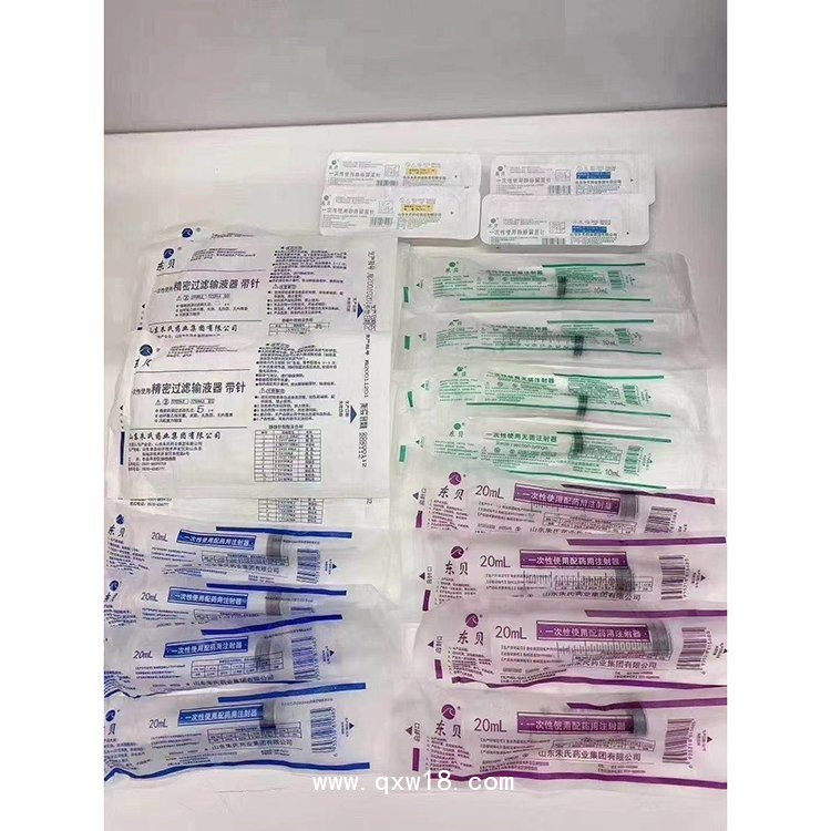 一次性使用無菌注射器，1ML、3ML、5ML等