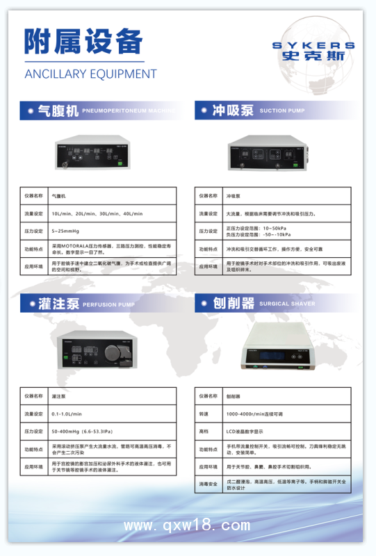灌注泵、氣腹機(jī)、沖吸泵、動(dòng)力系統(tǒng)