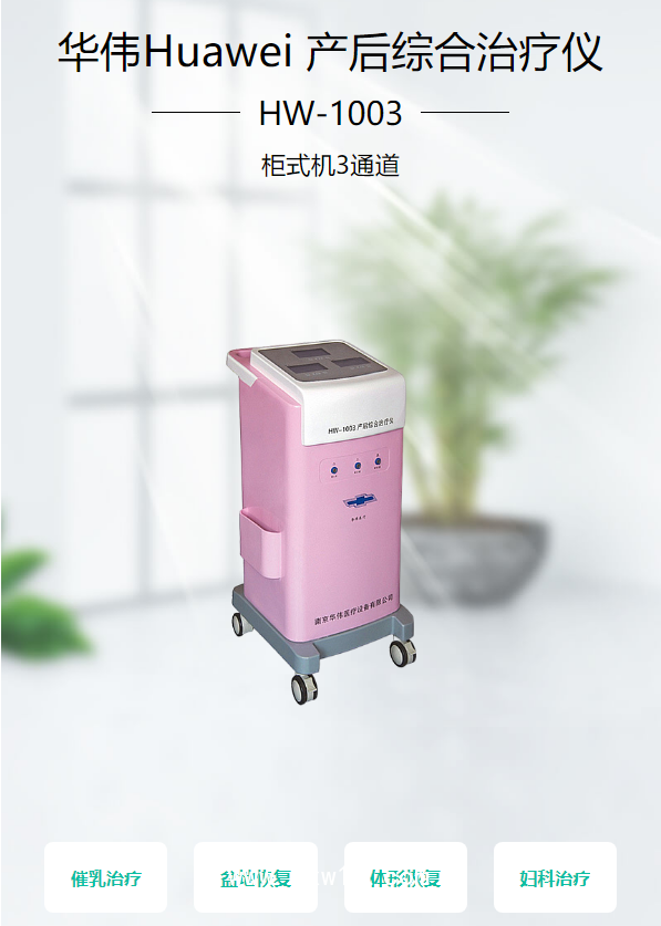 華偉Huawei 產(chǎn)后綜合治療儀 HW-1003（柜式機3通道）