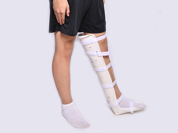 高分子膝部下肢支具骨折護具夾板小腿膝蓋關節(jié)術后外固定支具