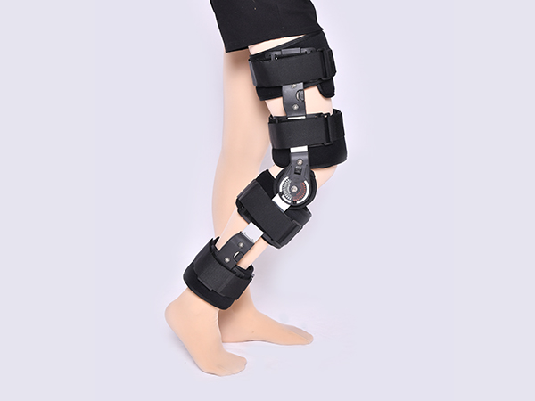 可調節(jié)膝關節(jié)固定支具膝蓋活動固定器髕骨股骨骨折術后下肢護具