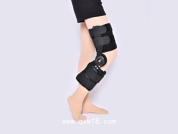 膝關(guān)節(jié)固定支具下肢骨折護(hù)具可調(diào)式膝蓋康復(fù)輔助器