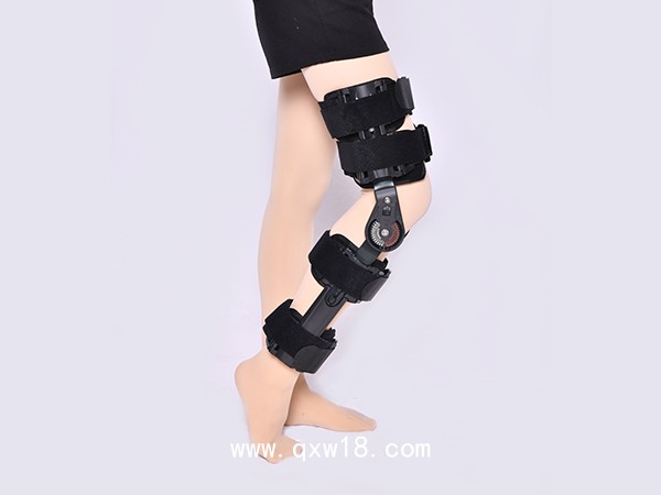 可調節(jié)膝關節(jié)固定支具膝蓋活動固定器髕骨股骨骨折術后下肢護具