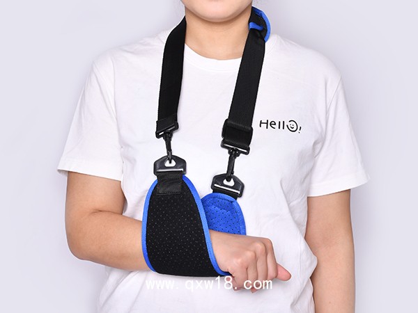 網(wǎng)狀透氣前臂吊帶 可調(diào)節(jié)肩頸腕托帶 手臂固定帶 夏季