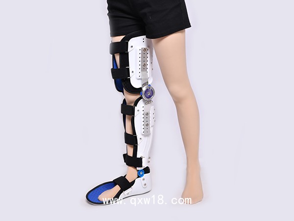 可調(diào)式髖膝踝足固定支具腿部術(shù)后支架脛腓骨骨折韌帶損傷膝關(guān)節(jié)