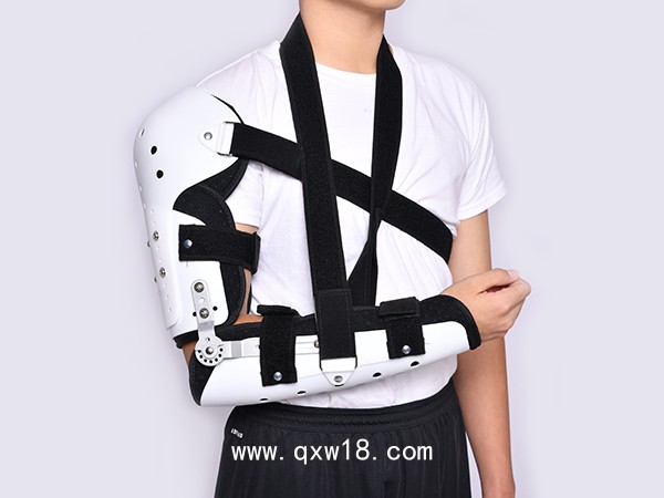 可調(diào)肩肘關(guān)節(jié)固定支具尺撓骨折肱骨支架胳膊上肢夾板肩脫臼護(hù)具