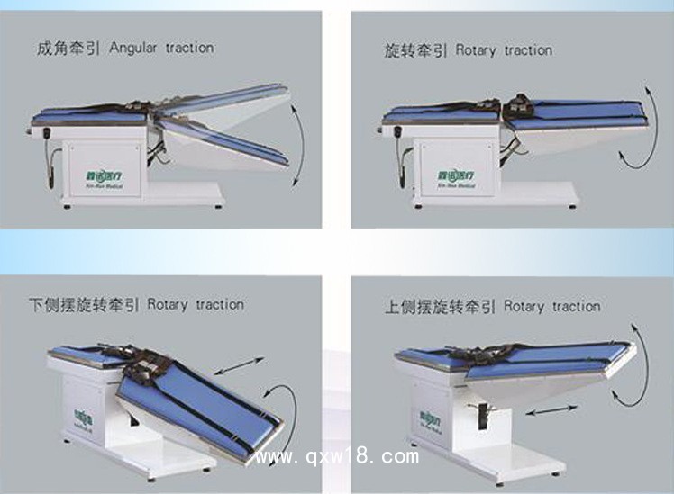 鑫諾電腦四維多功能電動(dòng)醫(yī)用頸腰椎牽引床