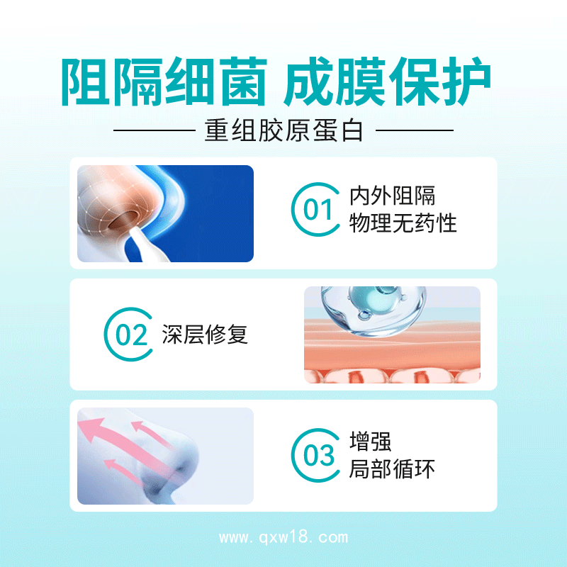 重組膠原蛋白鼻腔粘膜修復(fù)劑