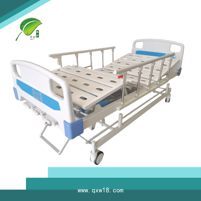 手動(dòng)三搖病床 沖孔醫(yī)用護(hù)理床