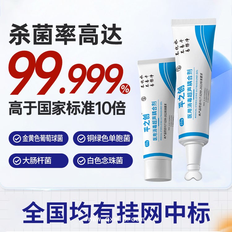 婦產(chǎn)科專用 平創(chuàng)醫(yī)療獨立包裝消毒耦合劑 一人一支零交叉感染